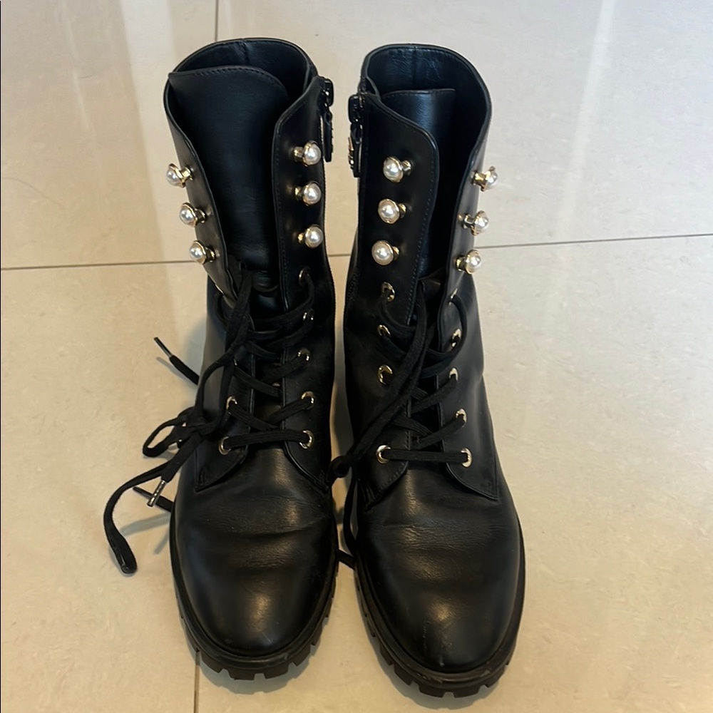 Stuart Weitzman combat boots